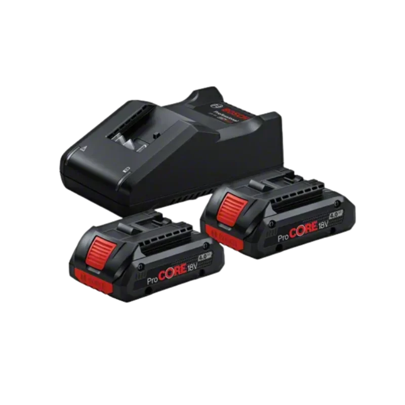 BOSCH ProCORE 18V 4.0Ah AKÜ VE ŞARJ SETİ (ÇİFT AKÜ)