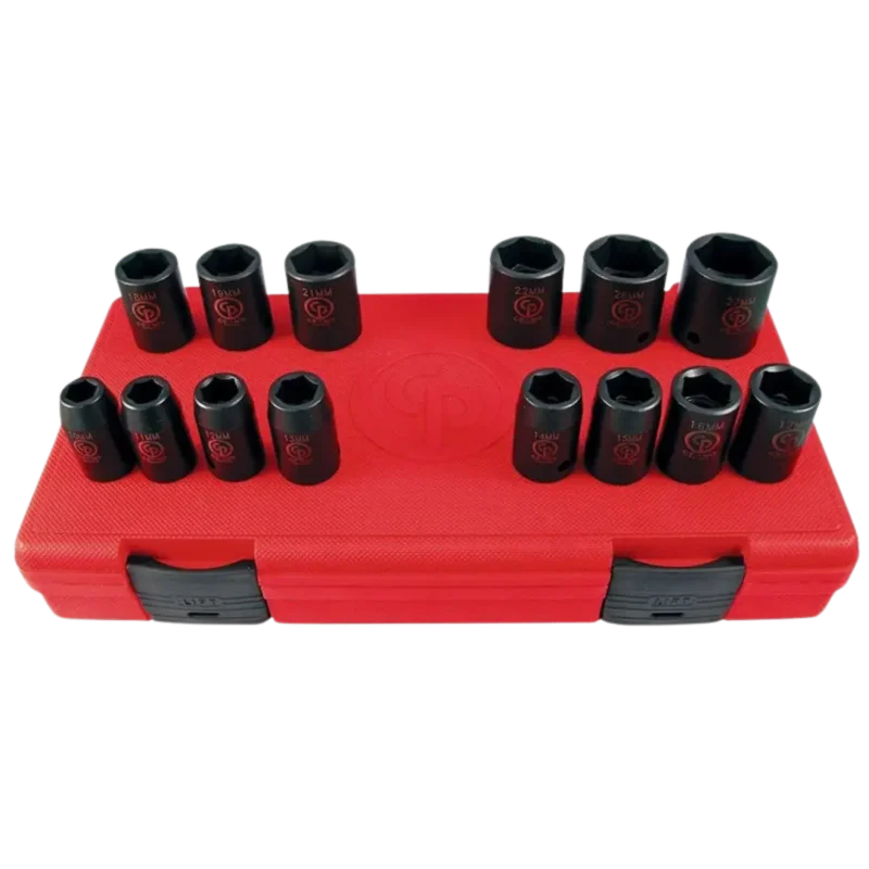CHİCAGO PNEUMATİC CPSS4114 14 PARÇA 1/2" DARBELİ LOKMA SETİ