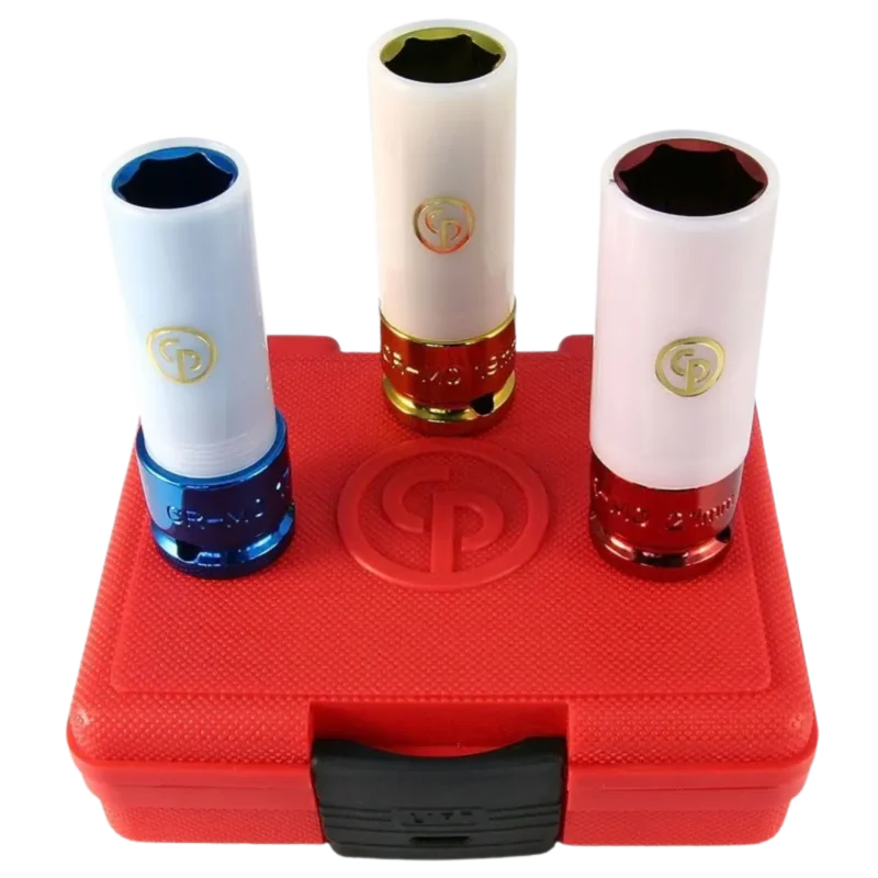 CHİCAGO PNEUMATİC CPSS413WP 1/2 İNÇ JANT KORUMALI DARBELİ LOKMA SETİ RENKLİ