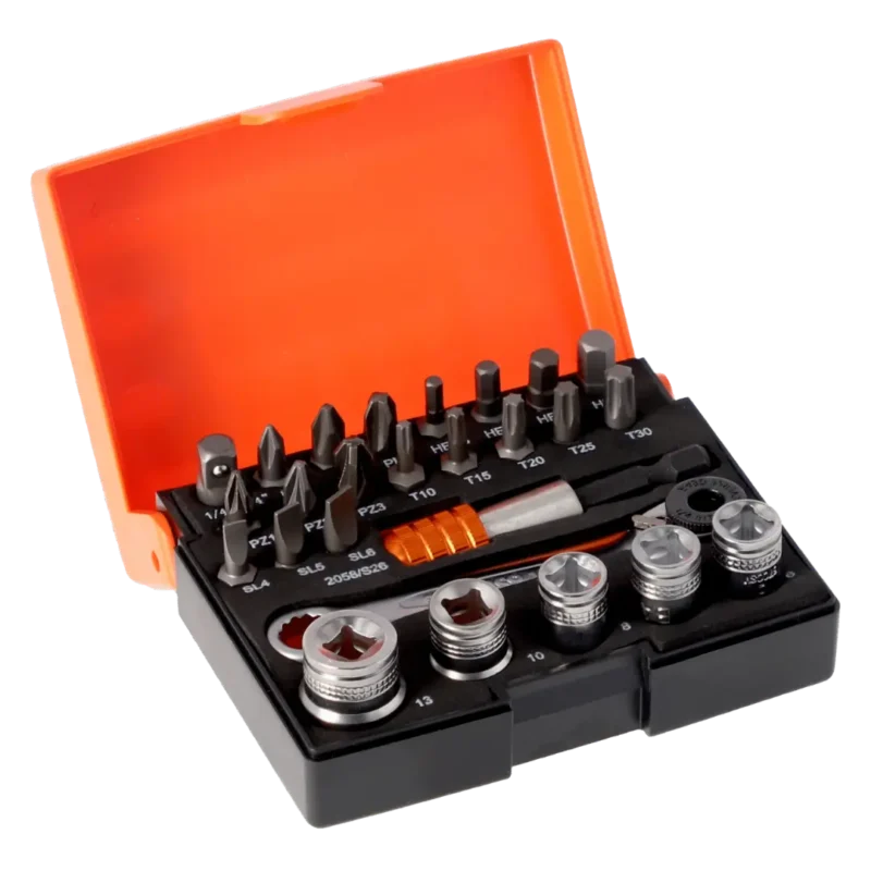BAHCO 1/4” 26 PARÇA LOKMA VE TORNAVİDA BİT SETİ